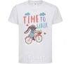 Kids T-shirt Time to walk White фото