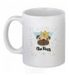 Ceramic mug The king White фото