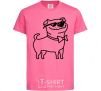 Детская футболка Cool dog Ярко-розовый фото