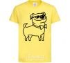 Kids T-shirt Cool dog cornsilk фото