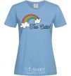 Women's T-shirt Too Cute sky-blue фото