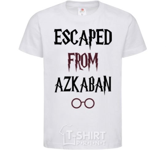 Детская футболка Escaped from Azcaban Белый фото