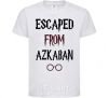 Kids T-shirt Escaped from Azcaban White фото