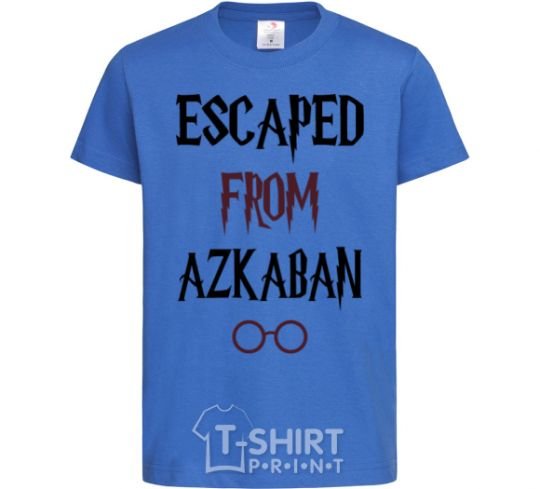 Kids T-shirt Escaped from Azcaban royal-blue фото