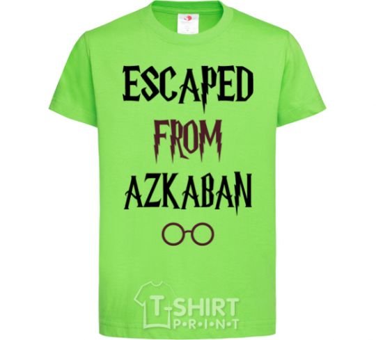 Детская футболка Escaped from Azcaban Лаймовый фото