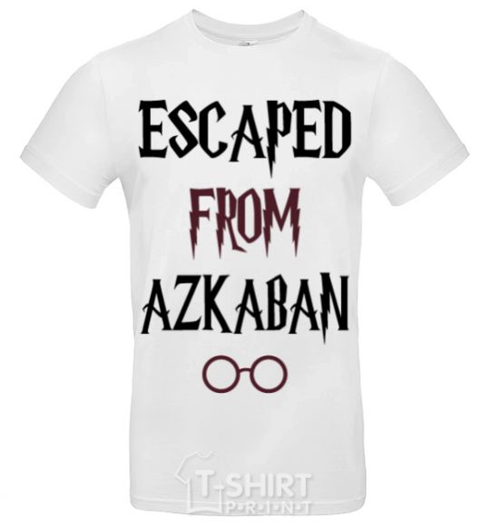 Men's T-Shirt Escaped from Azcaban White фото
