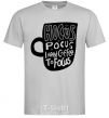 Men's T-Shirt Hocus Pocus i need coffee to focus grey фото