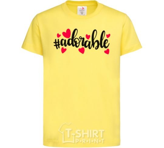 Детская футболка Adorable Лимонный фото