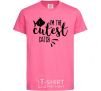 Kids T-shirt I am the cutest catch heliconia фото