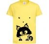 Kids T-shirt Kitten cornsilk фото