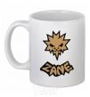 Ceramic mug Zane LEGO White фото