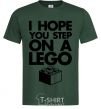 Men's T-Shirt I hope you step on a lego bottle-green фото