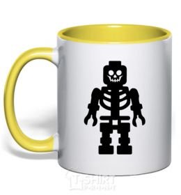 Mug with a colored handle