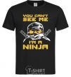 Men's T-Shirt You can't see me i am a ninja black фото