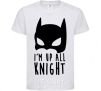 Kids T-shirt I am up all night White фото