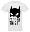 Men's T-Shirt I am up all night White фото