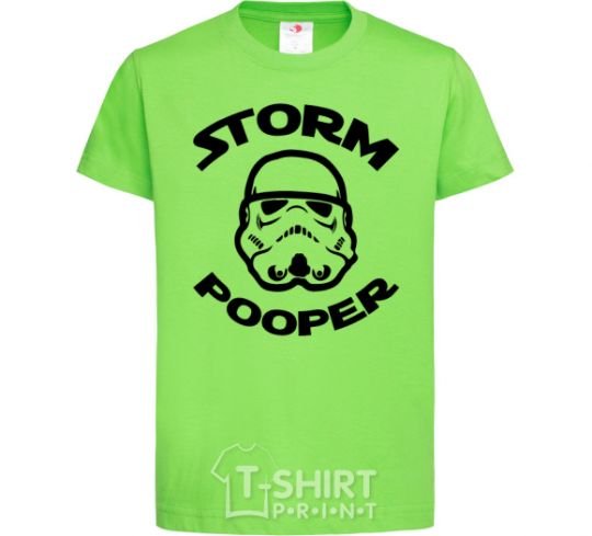 Kids T-shirt Storm pooper orchid-green фото