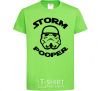 Kids T-shirt Storm pooper orchid-green фото