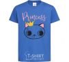 Kids T-shirt Kitten princess royal-blue фото