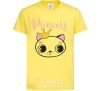 Детская футболка Kitten princess Лимонный фото