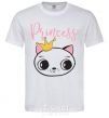 Men's T-Shirt Kitten princess White фото
