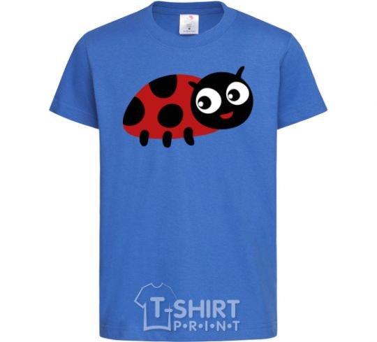 Kids T-shirt Ladybug royal-blue фото