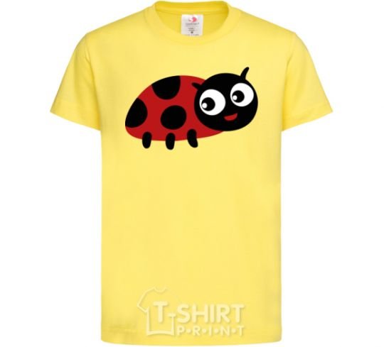 Kids T-shirt Ladybug cornsilk фото