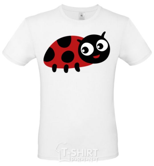 Мужская футболка Ladybug Белый фото