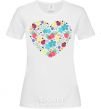 Women's T-shirt Spring print White фото