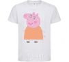 Kids T-shirt Mama Piggy White фото