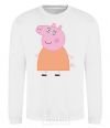 Sweatshirt Mama Piggy White фото