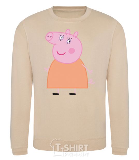 Sweatshirt Mama Piggy sand фото