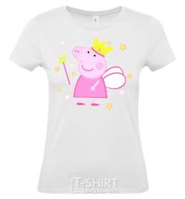 Women's T-shirt Pepa the fairy White фото