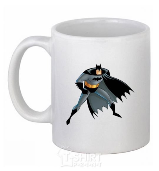 Ceramic mug Batman cartoon White фото