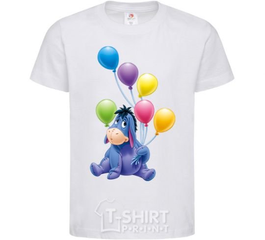 Kids T-shirt Donkey White фото