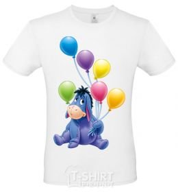 Men's T-Shirt Donkey White фото