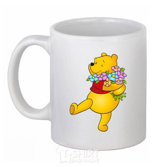 Чашка керамическая Winnie the Pooh V.1 Белый фото