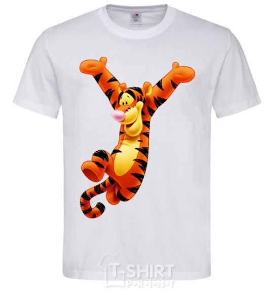Men's T-Shirt Tigra White фото