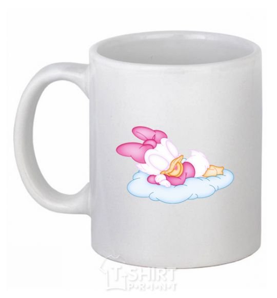 Ceramic mug Minne duck White фото