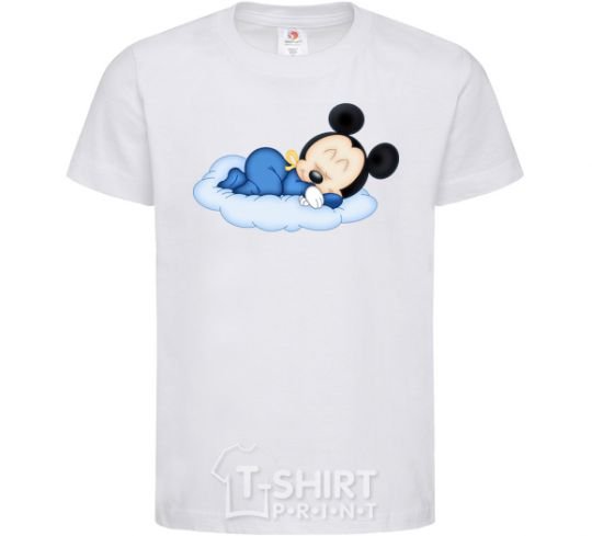 Kids T-shirt Minne Mickey White фото