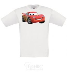 Kids T-shirt Mcqueen White фото
