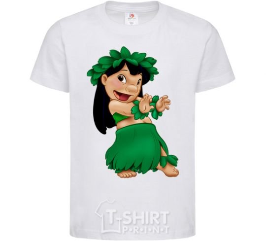 Kids T-shirt Lilo White фото