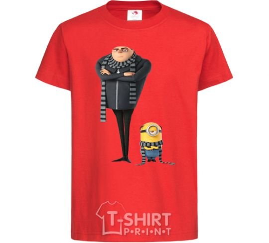 Kids T-shirt Despicable Me red фото