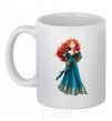 Ceramic mug Princess Meridа White фото