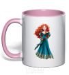 Чашка с цветной ручкой Princess Meridа Нежно розовый фото