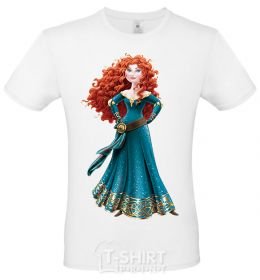 Men's T-Shirt Princess Meridа White фото