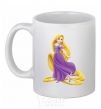 Ceramic mug Rapunzel White фото