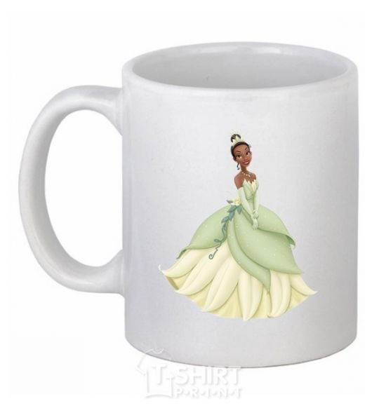 Ceramic mug Princess Tiana White фото