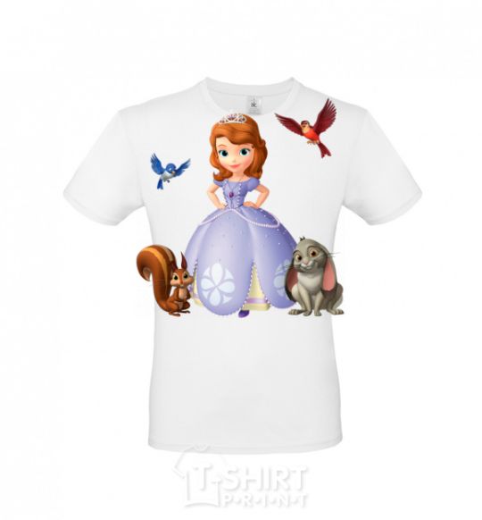 Men's T-Shirt Princess Sofia White фото