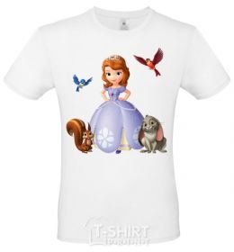 Men's T-Shirt Princess Sofia White фото